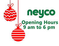 Neyco reste ouvert le 31 Décembre !